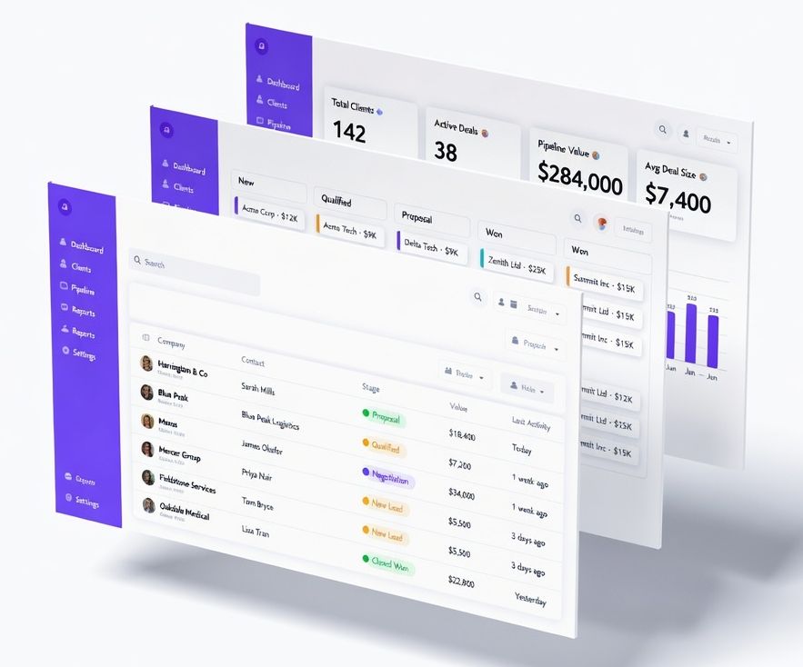Internal tools and dashboards