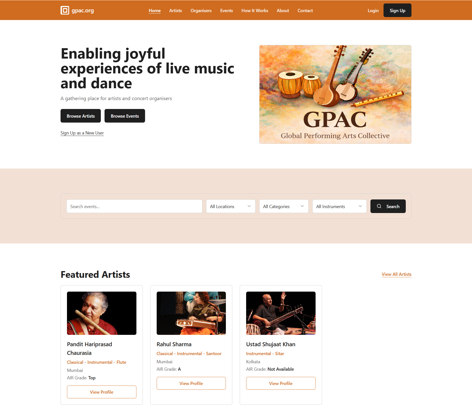 gpac.org marketplace prototype screenshot